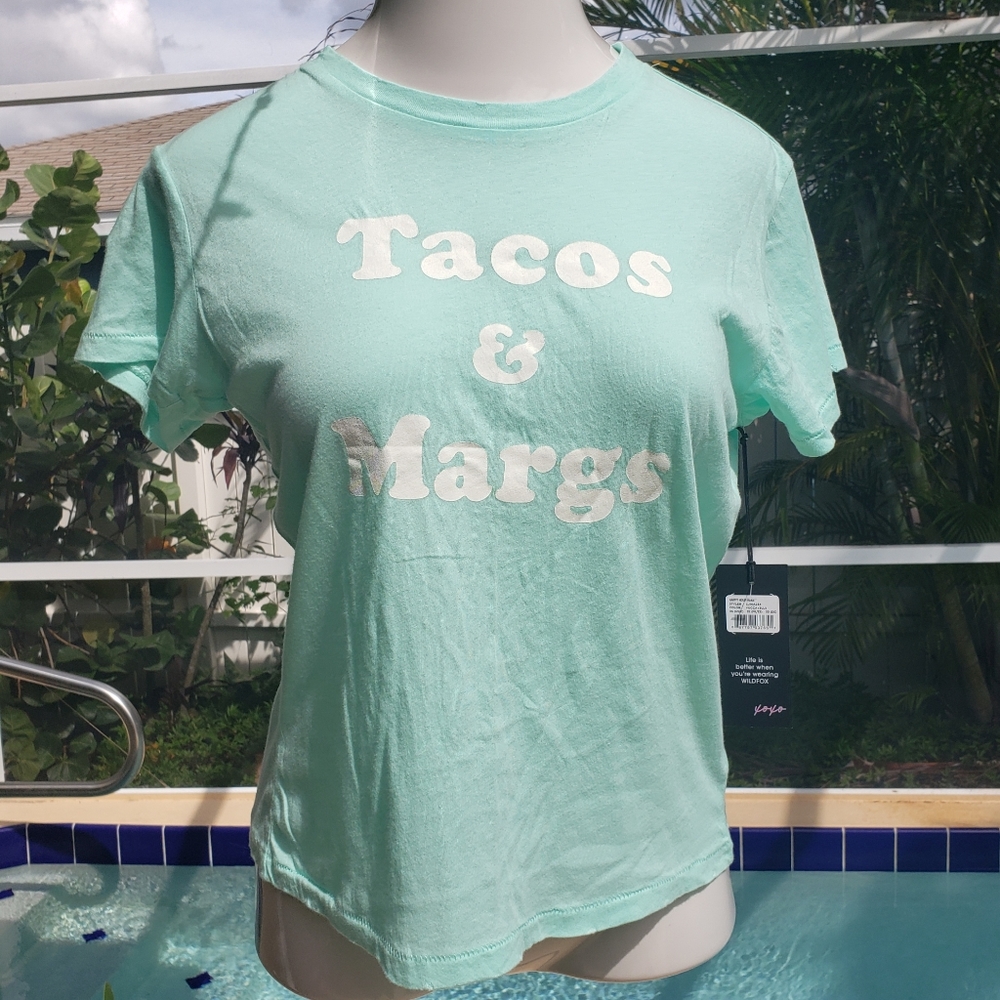 NWT Wildfox Tacos and Margs Keke Tee